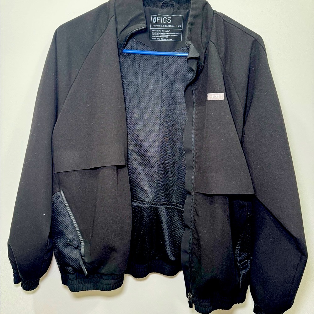 Figs Technical Collection Jacket in Black
